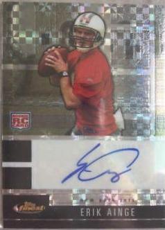 Erik Ainge [Autograph Black Xfractor] #101