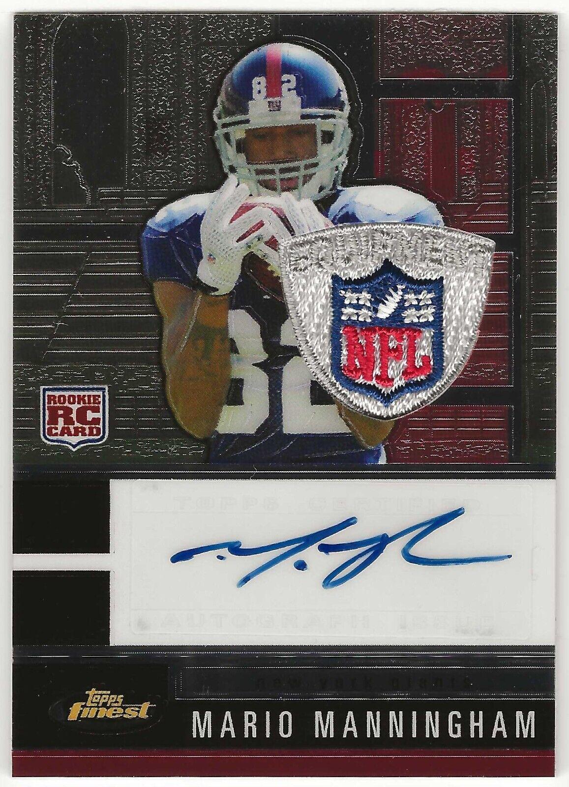 Mario Manningham [Autograph Patches] #140