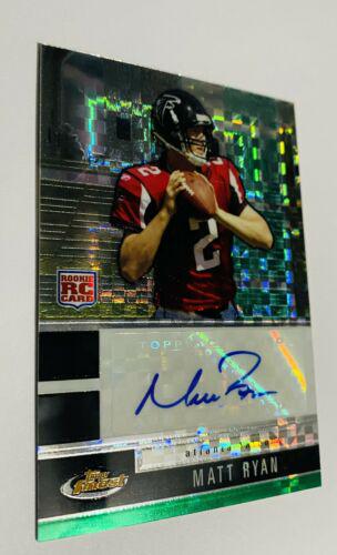 Matt Ryan [Autograph Green Xfractor] #109