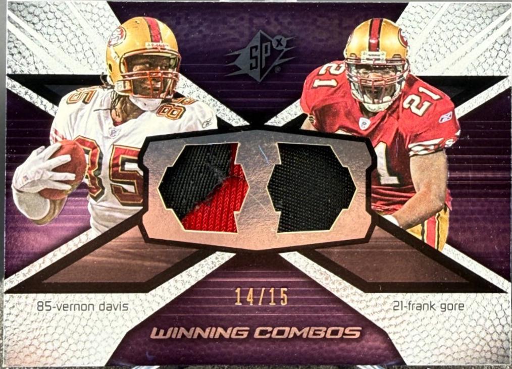 Frank Gore / Vernon Davis [Patch 15] #WC93