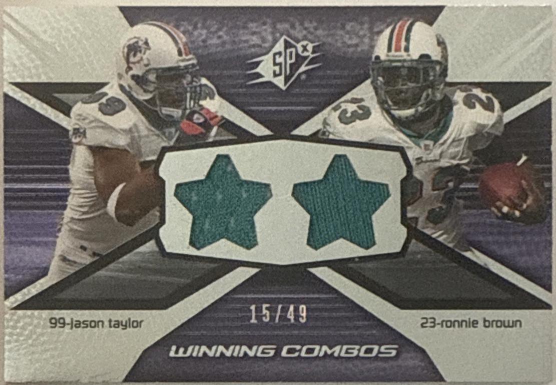 Jason Taylor / Ronnie Brown [49] #WC100