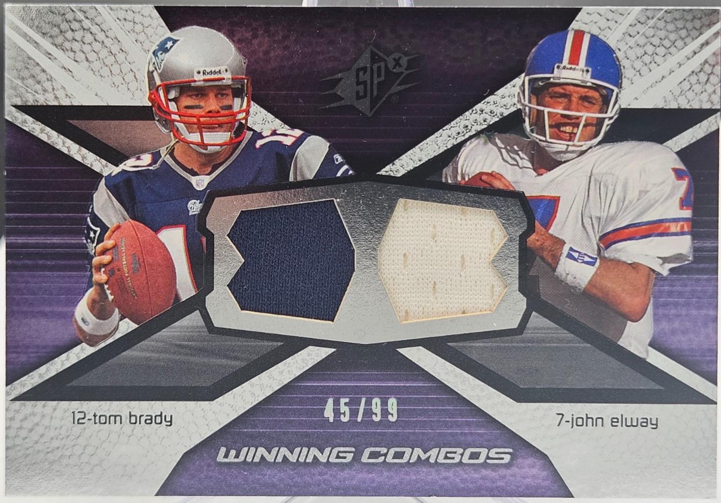 John Elway / Tom Brady [99] #WC86