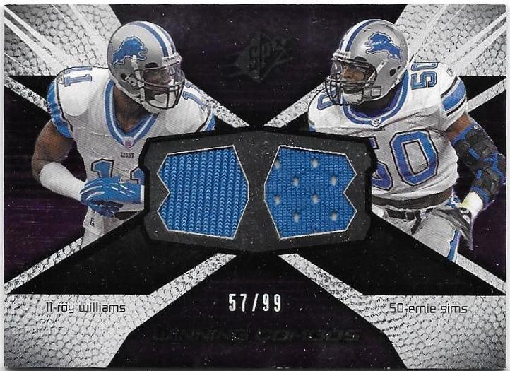 Roy Williams / Ernie Sims [99] #WC54