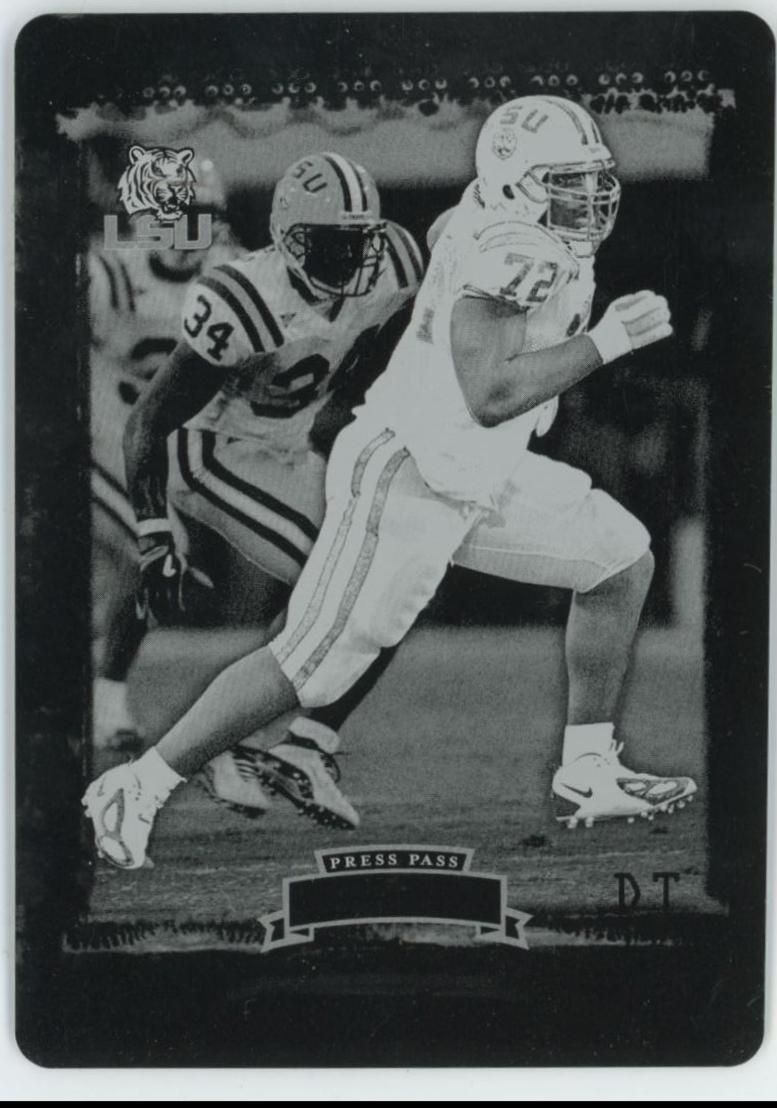 Glenn Dorsey [Printing Plate] #20