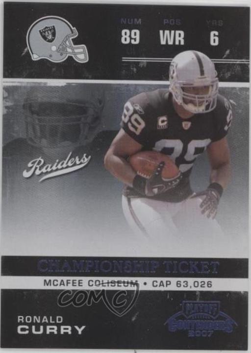 Ronald Curry [Playoff Ticket] #71