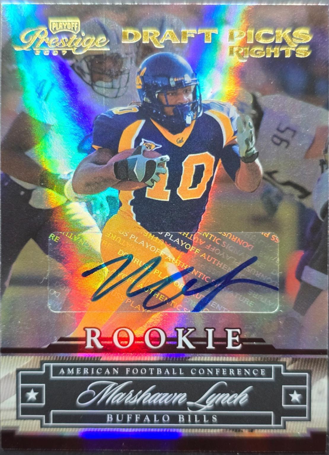 Marshawn Lynch [Draft Picks Rights Autograph] #156