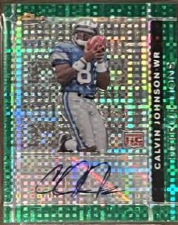 Calvin Johnson [Green Xfractor Autograph] #135