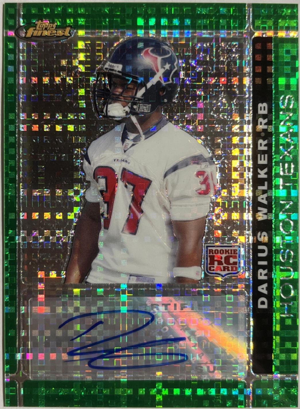 Darius Walker [Green Xfractor Autograph] #126