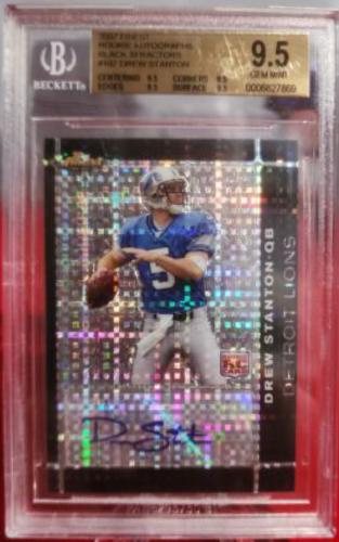 Drew Stanton [Black Xfractor Autograph] #107