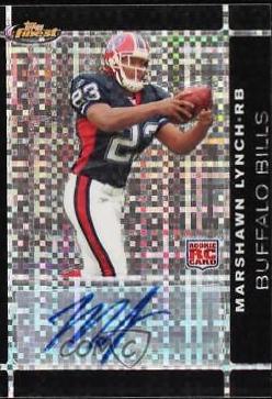 Marshawn Lynch [Black Xfractor Autograph] #113