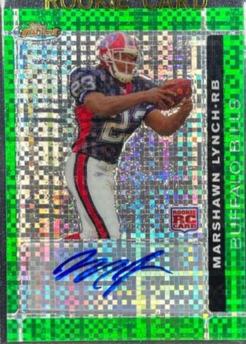 Marshawn Lynch [Green Xfractor Autograph] #113
