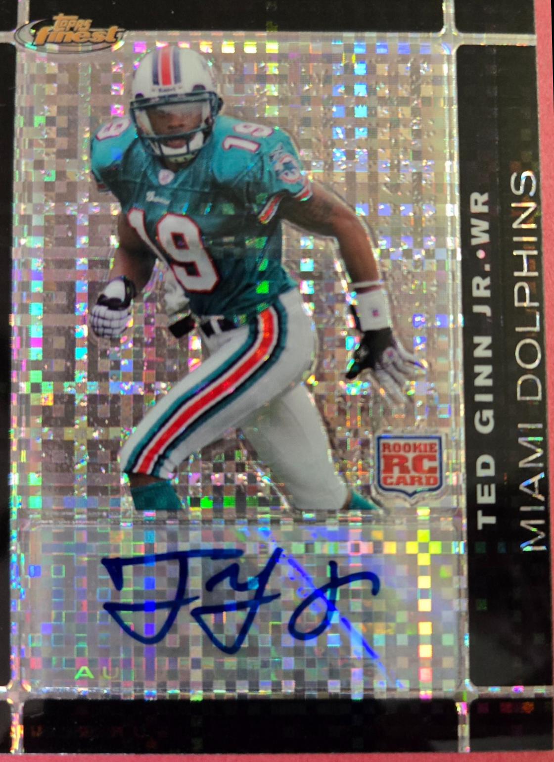 Ted Ginn Jr. [Black Xfractor Autograph] #130