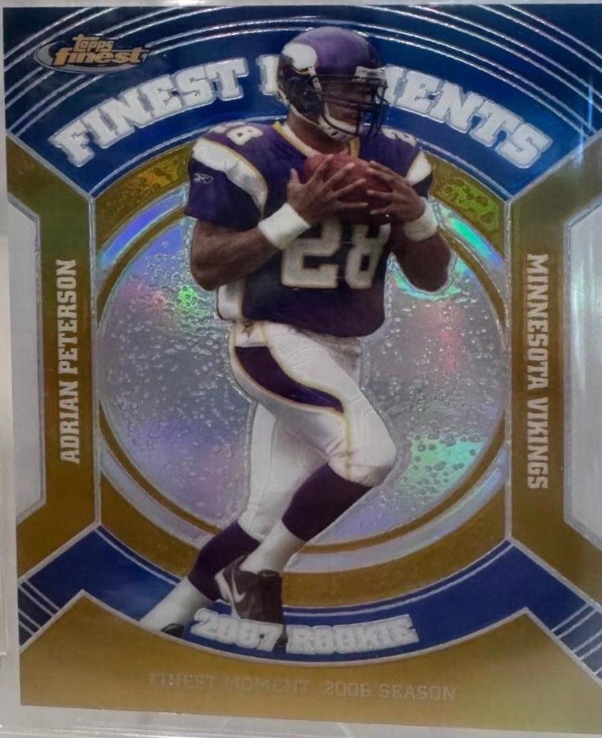 Adrian Peterson [Gold Refractor] #RFM-AP