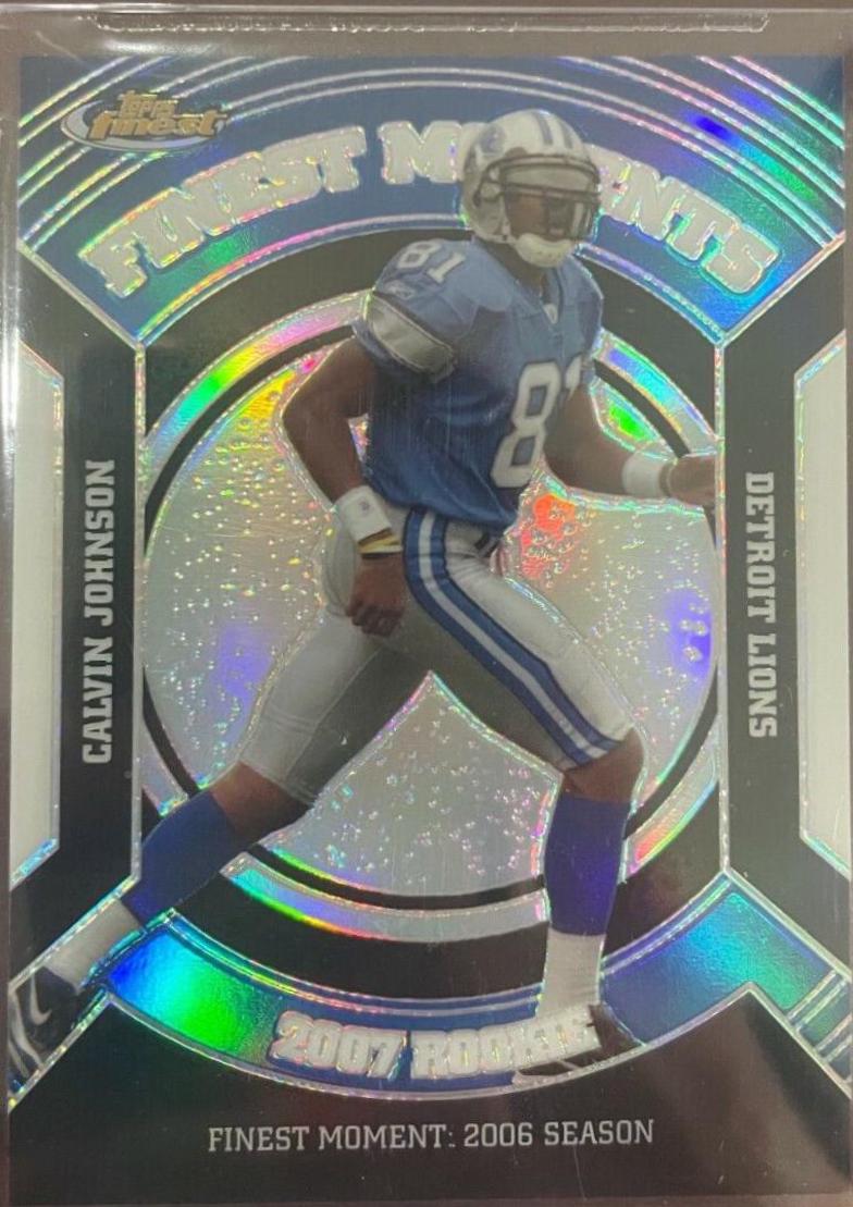 Calvin Johnson [Black Refractor] #RFM-CJO