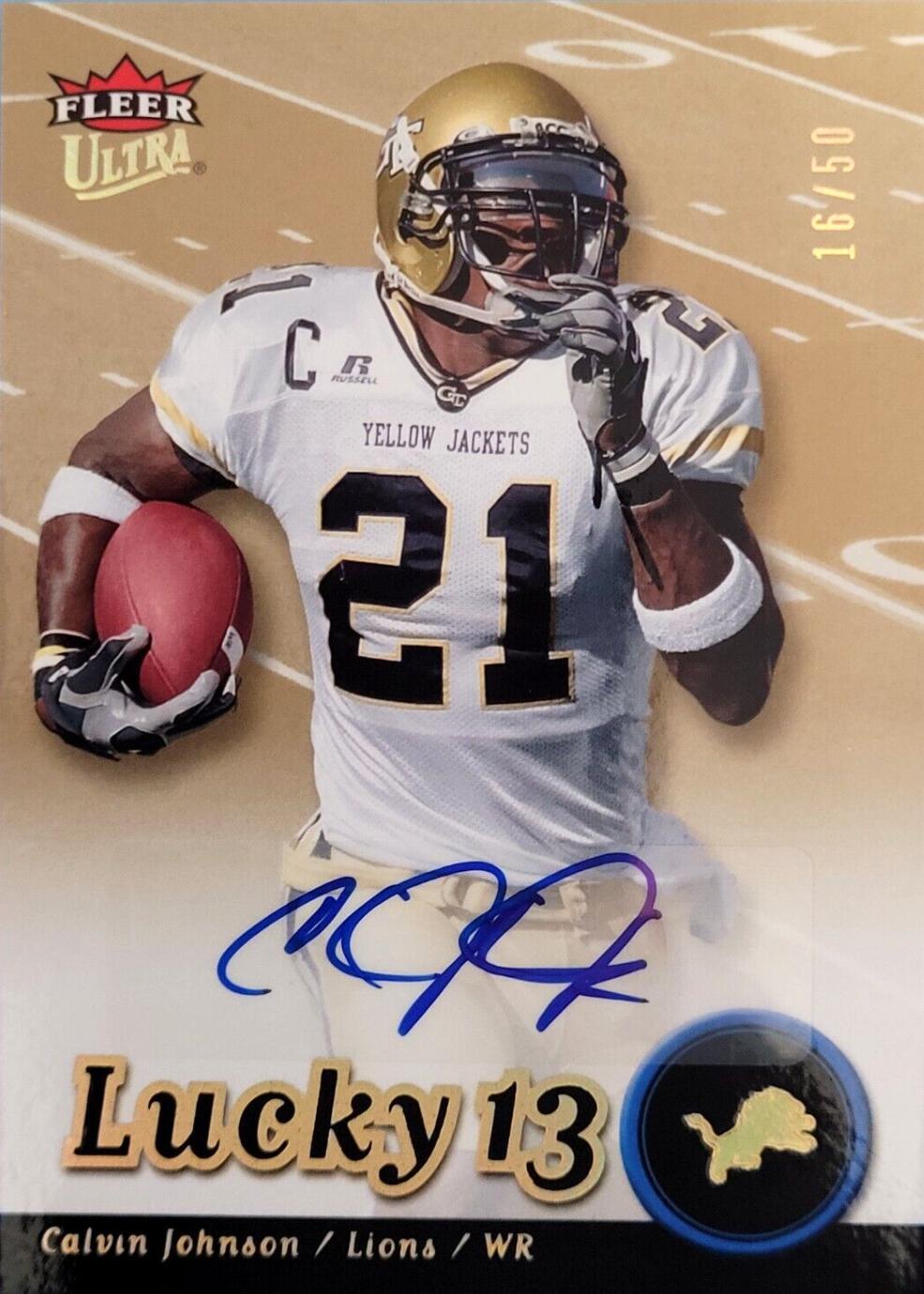 Calvin Johnson [Autograph] #203