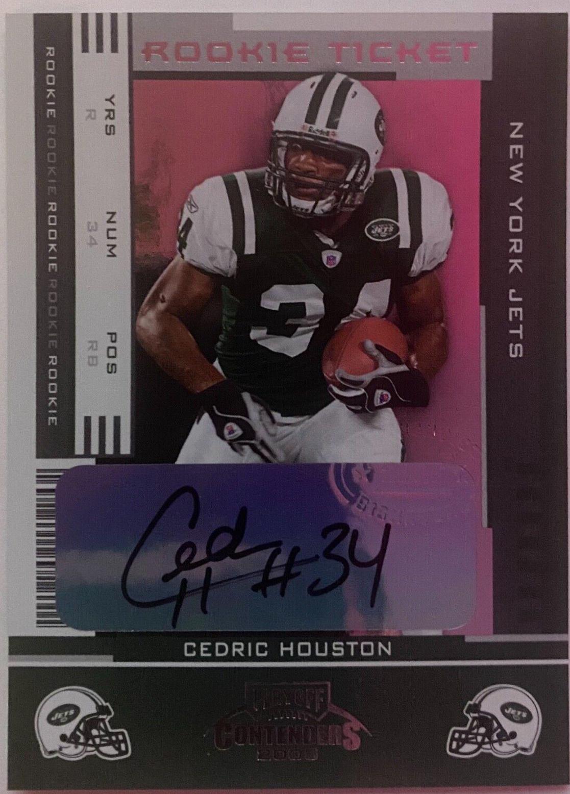Cedric Houston [Preview Ticket Autograph Green] #117