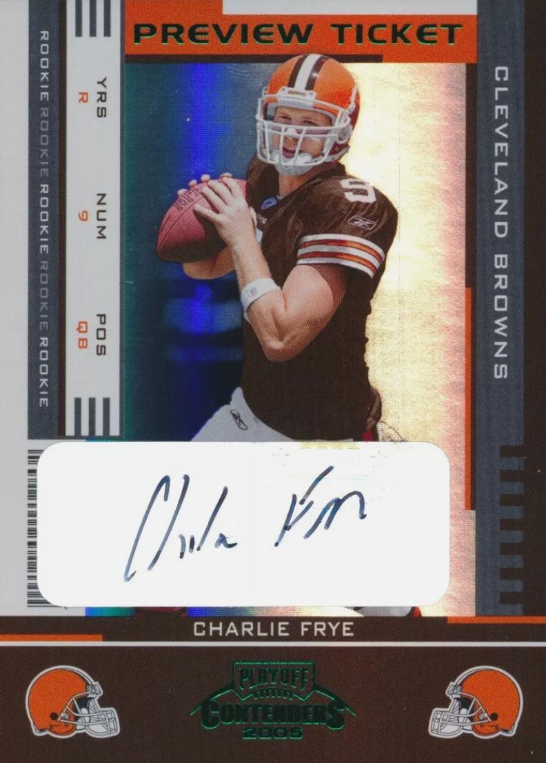 Charlie Frye [Playoff Ticket] #119