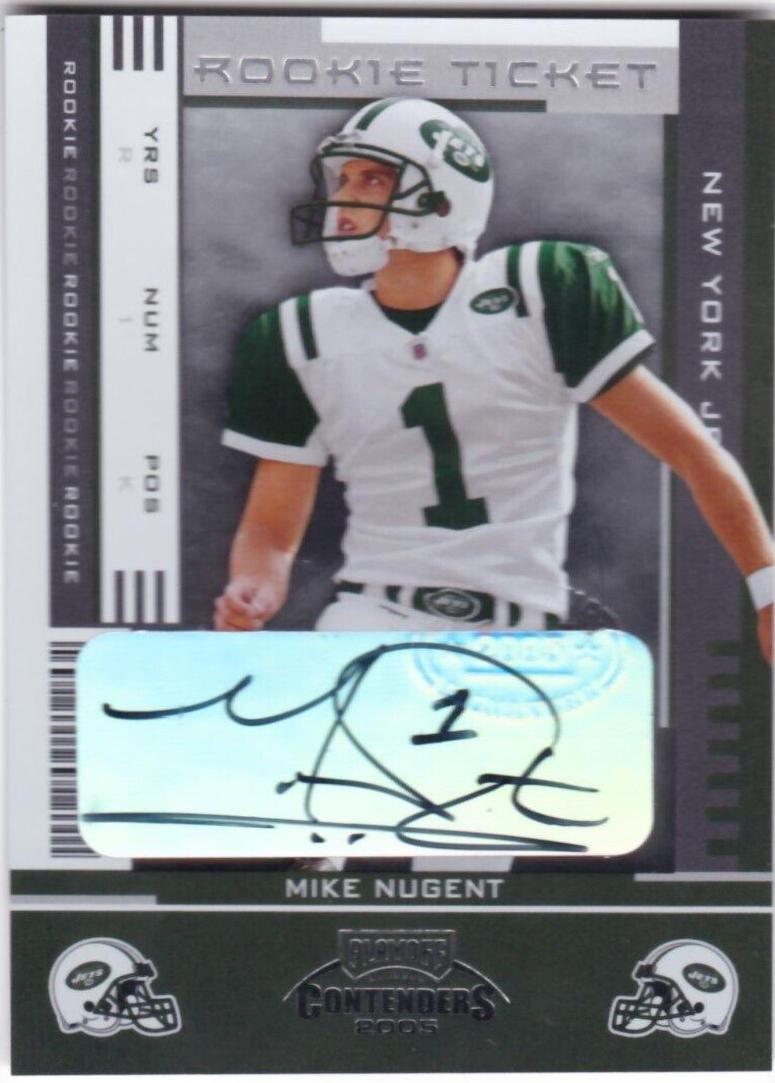 Mike Nugent [Preview Ticket Autograph Green] #196