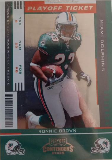 Ronnie Brown [Playoff Ticket] #164