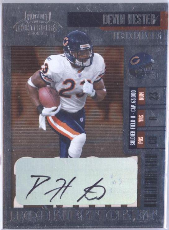 Devin Hester [Championship Ticket Autograph] #165