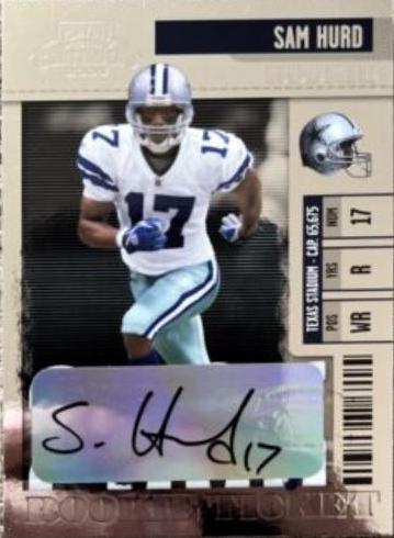 Sam Hurd [Championship Ticket Autograph] #228