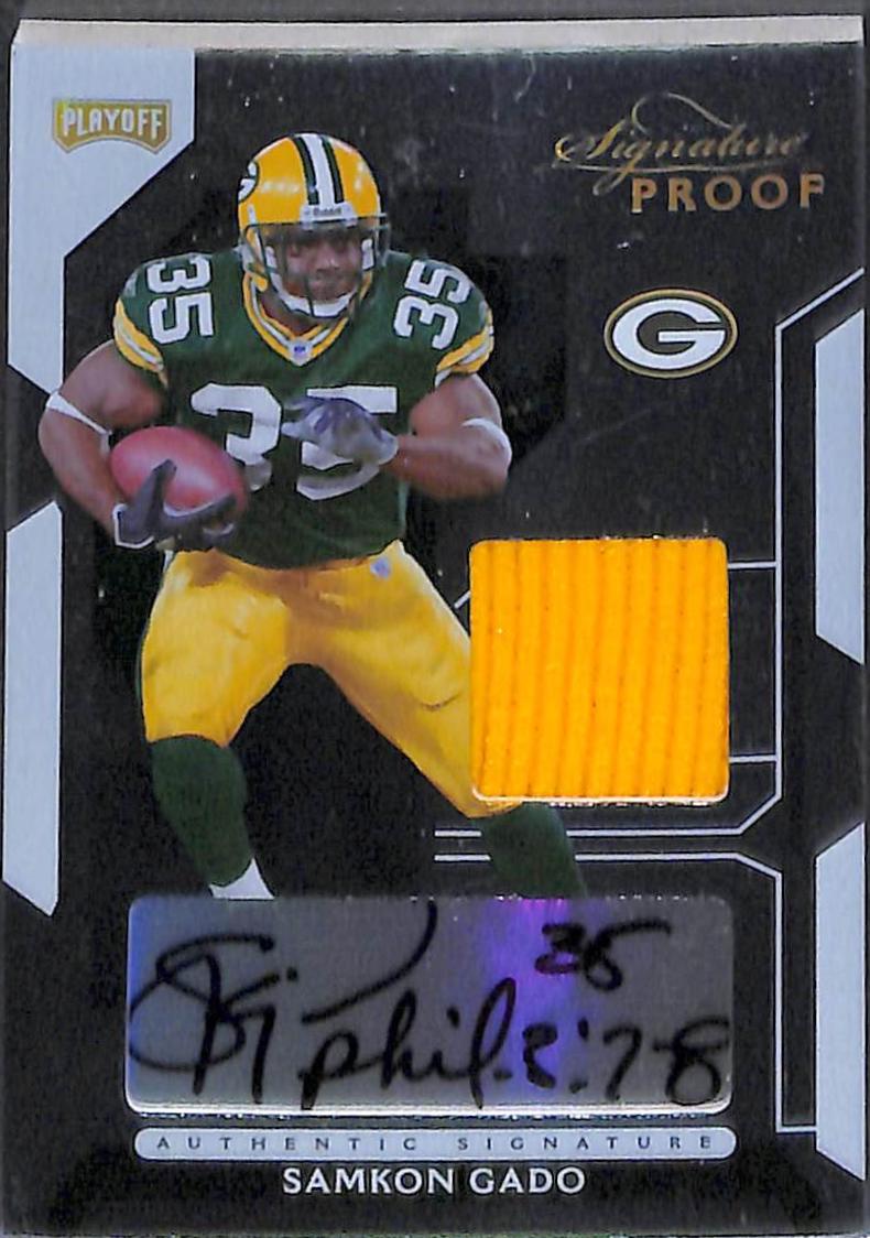 Samkon Gado [Jersey Signature Proof Gold] #55