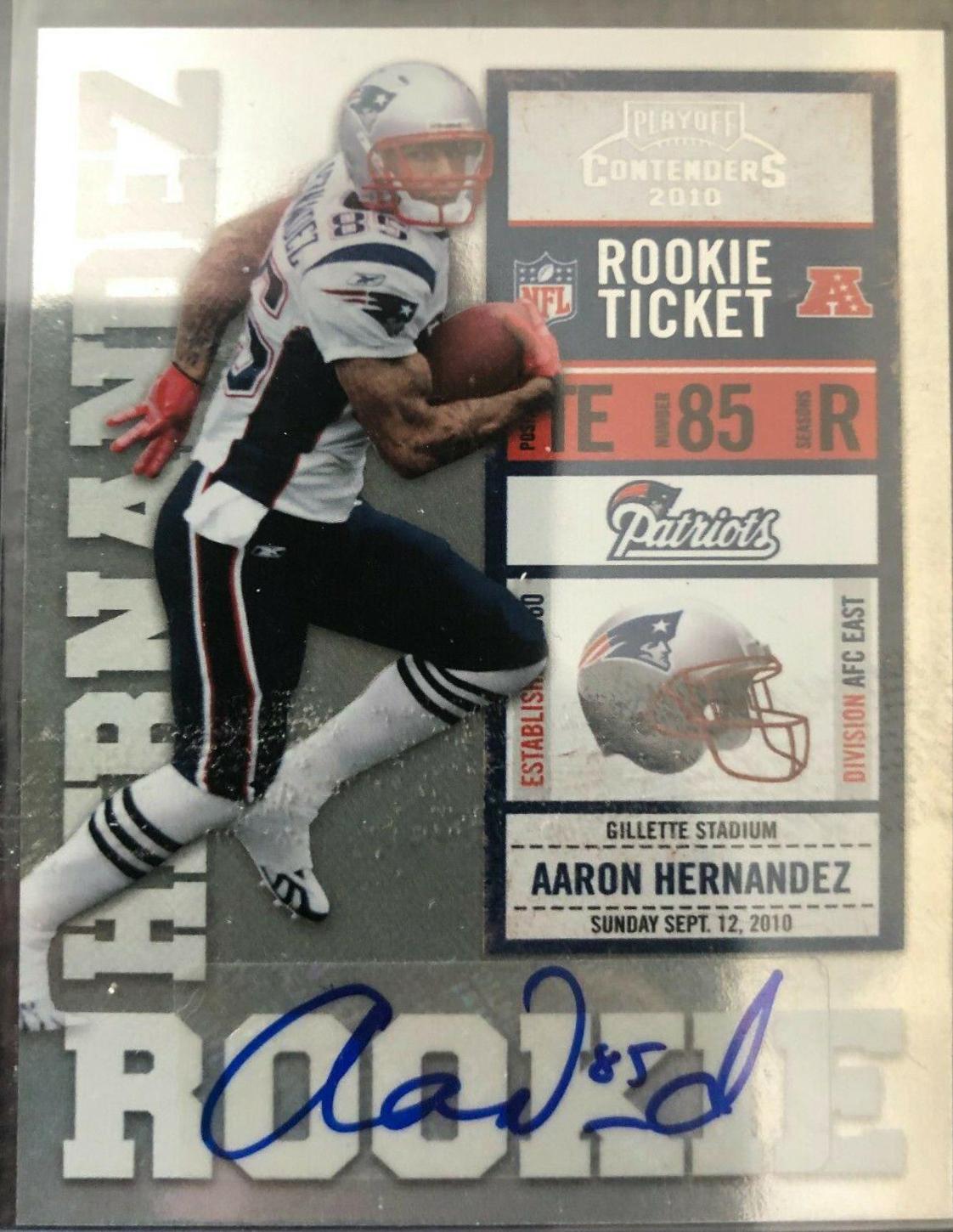 Aaron Hernandez [Autograph] #101
