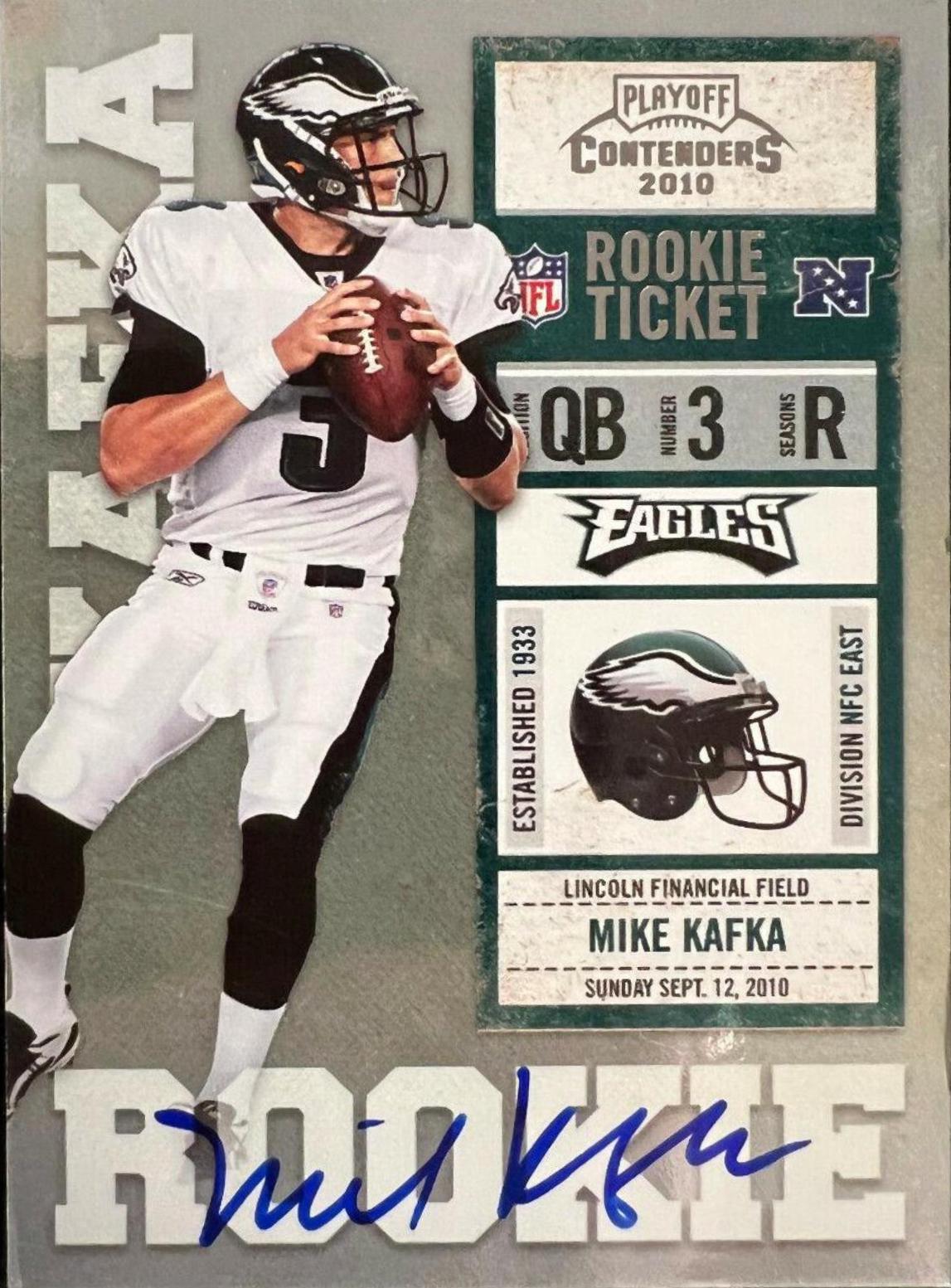 Mike Kafka [White Jersey Autograph] #225