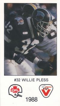 Willie Pless #NNO