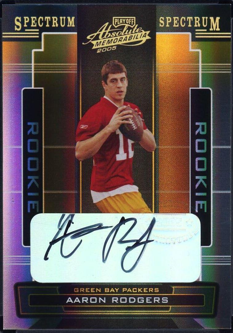 Aaron Rodgers [Spectrum Gold Autograph] #180