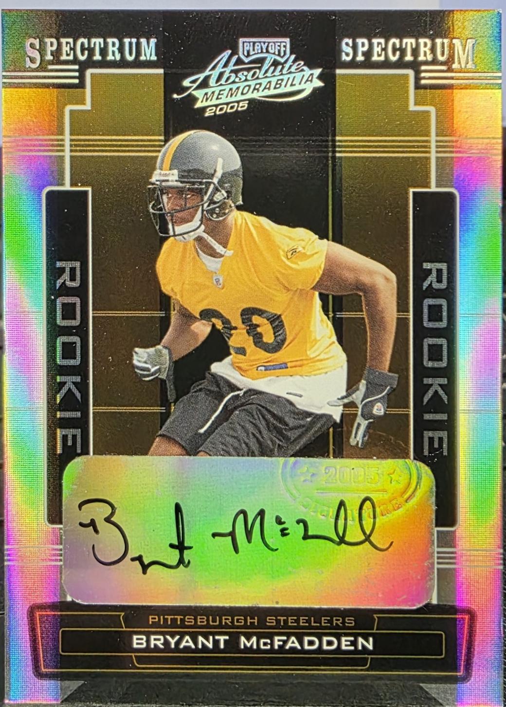 Bryant McFadden [Spectrum Gold Autograph] #164