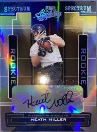Heath Miller [Spectrum Silver Autograph] #183