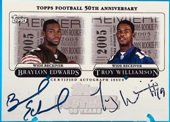 Braylon Edwards / Troy Williamson #RPD-EW
