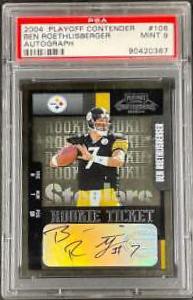 Ben Roethlisberger [Prev. Ticket Auto. Emerald] #106