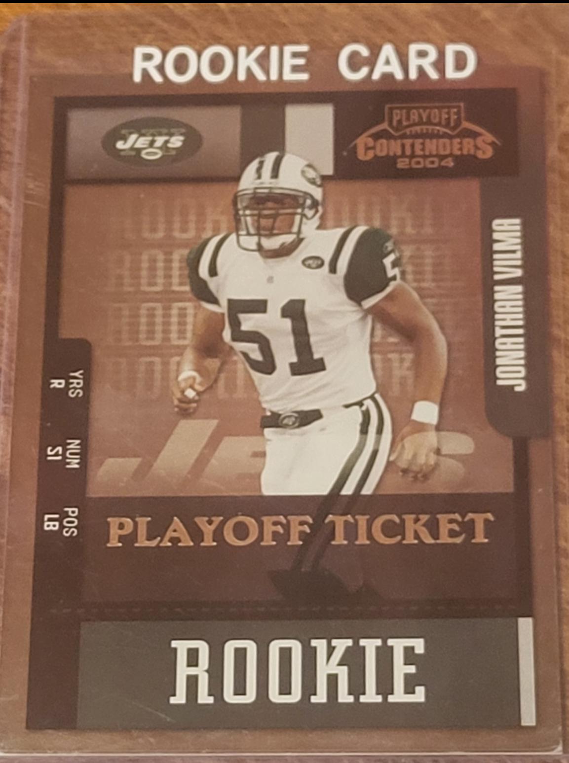 Jonathan Vilma [Playoff Ticket] #144