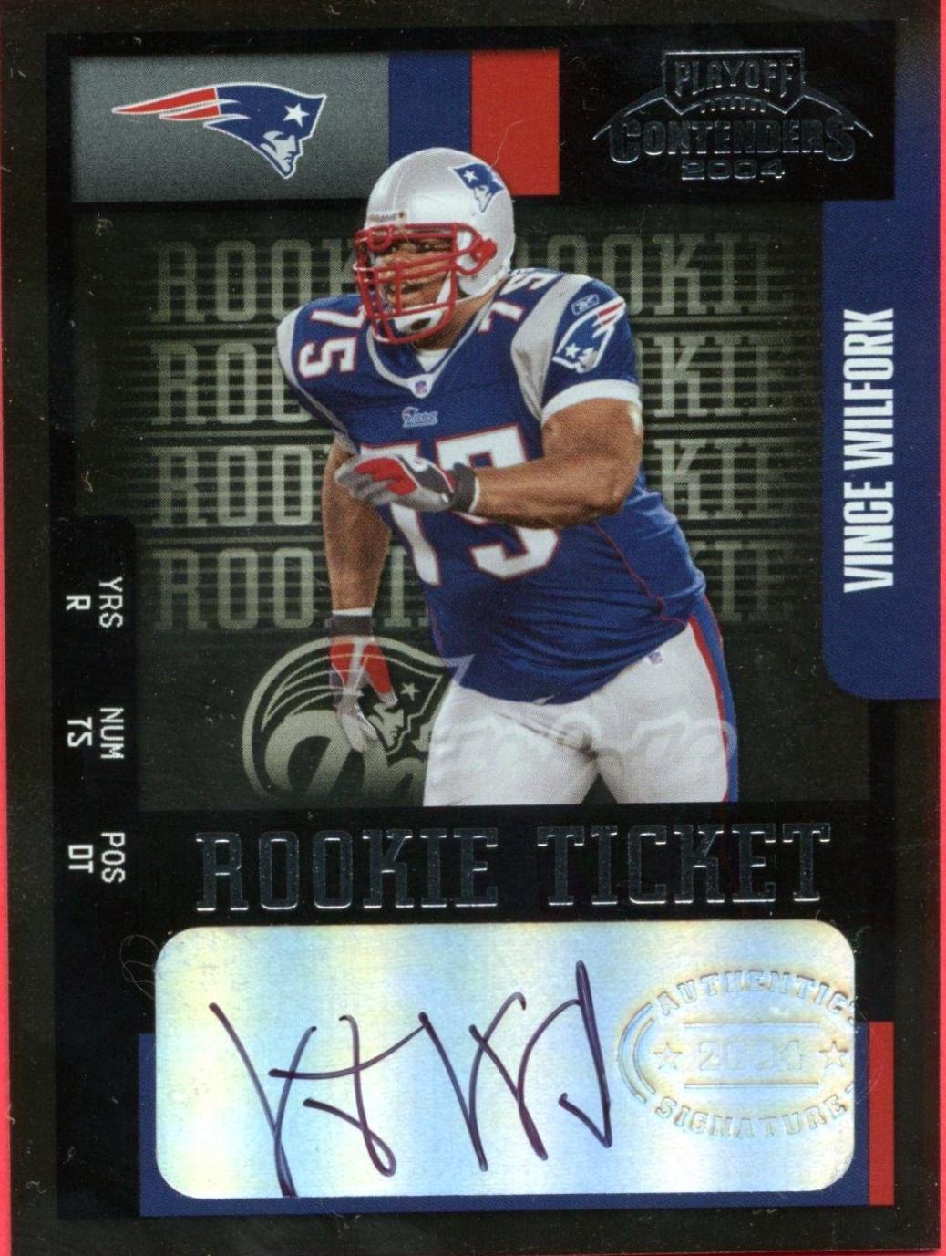 Vince Wilfork [Prev. Ticket Auto. Emerald] #179