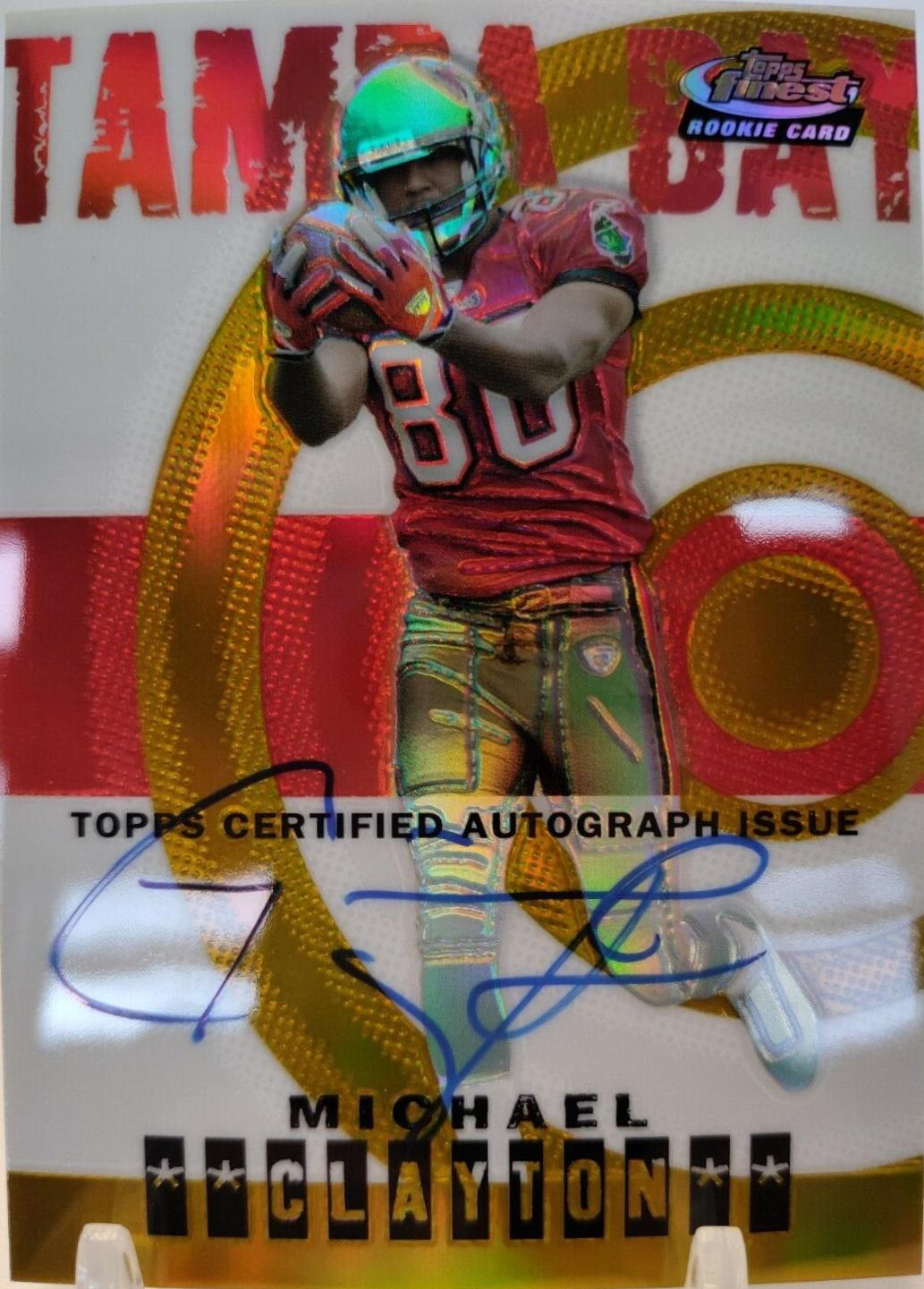 Michael Clayton [Autograph Gold Refractor] #115