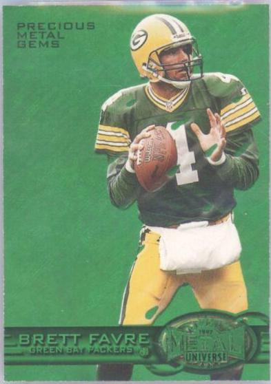 Brett Favre [Precious Metal Gems Green] #156