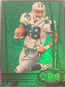 Daryl Johnston [Precious Metal Gems Green] #137