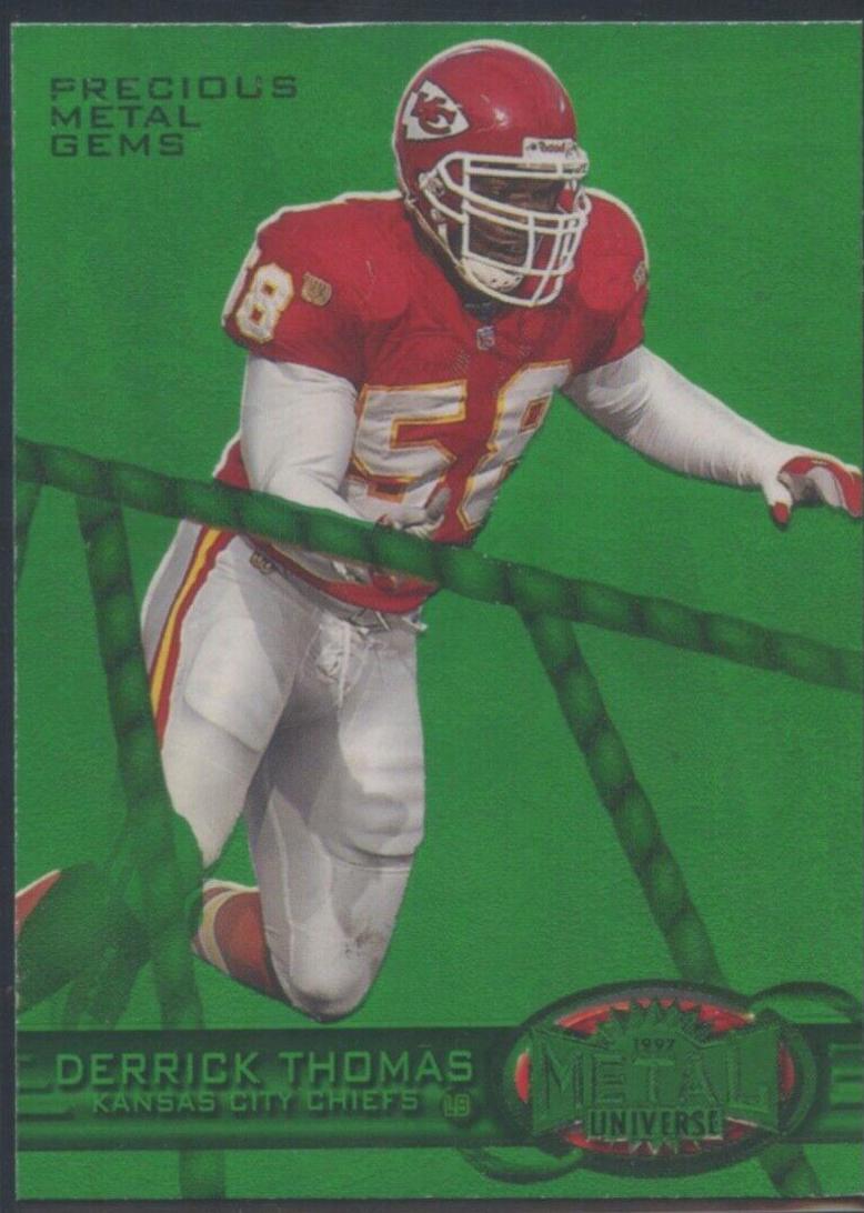 Derrick Thomas [Precious Metal Gems Green] #133