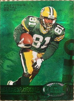 Desmond Howard [Precious Metal Gems Green] #132