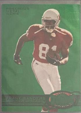 Frank Sanders [Precious Metal Gems Green] #121