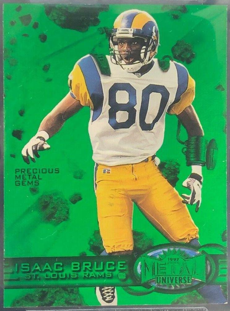 Isaac Bruce [Precious Metal Gems Green] #110