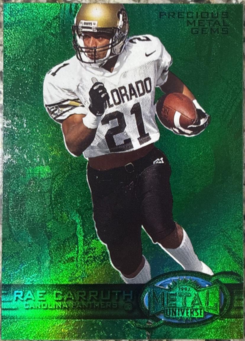 Rae Carruth [Precious Metal Gems Green] #181