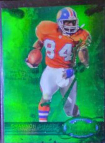 Shannon Sharpe [Precious Metal Gems Green] #31