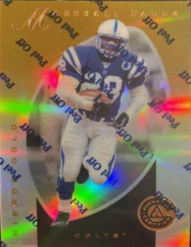 Marshall Faulk [Mirror Gold] #94