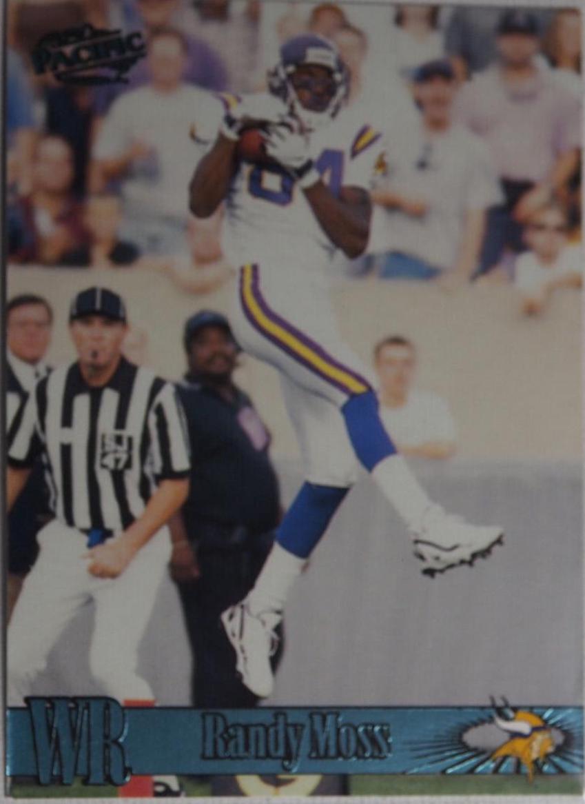Randy Moss [Platinum Blue] #244