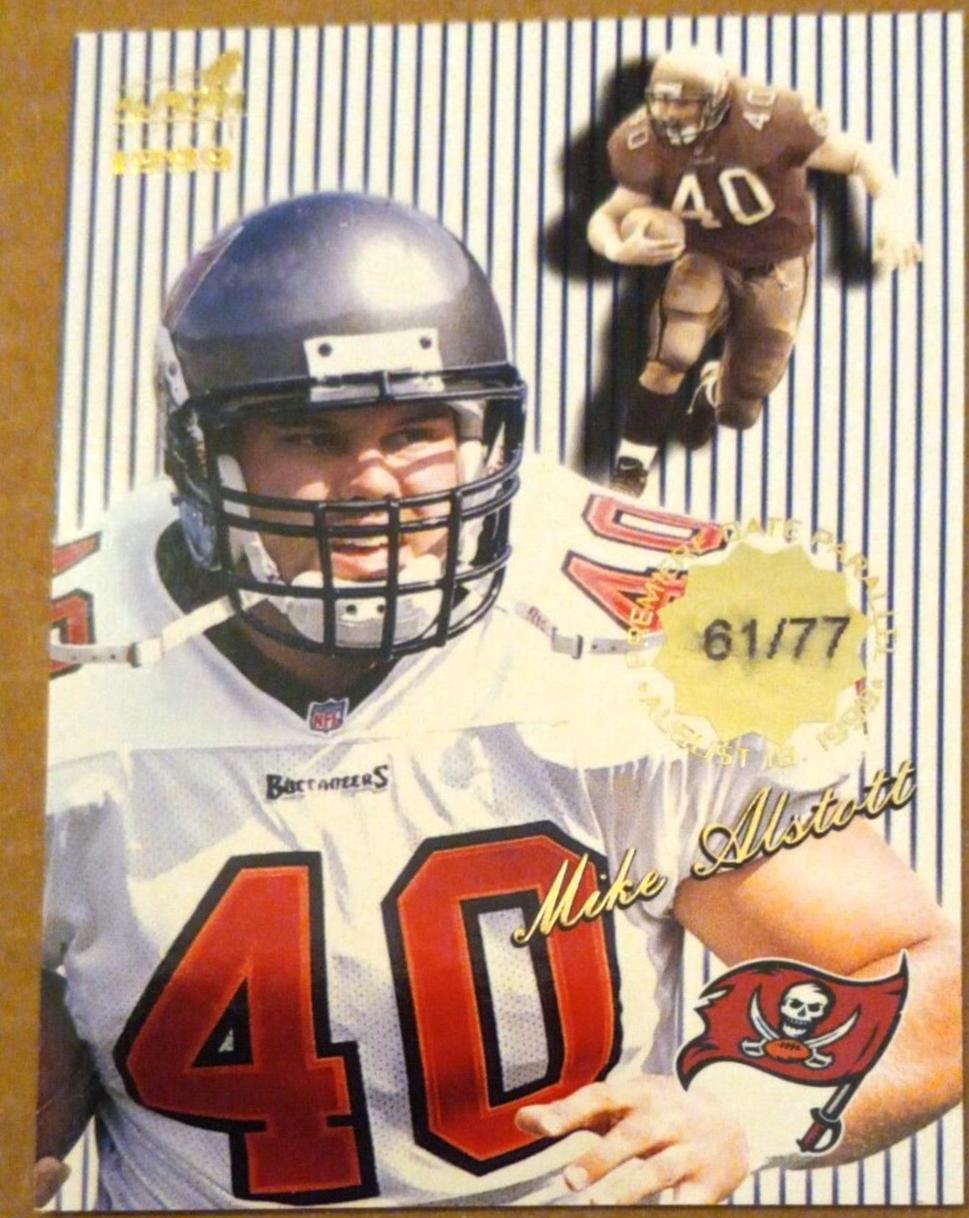 Mike Alstott [Premiere Date Pinstripes] #137