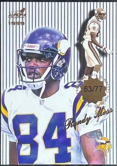 Randy Moss [Premiere Date Pinstripes] #83