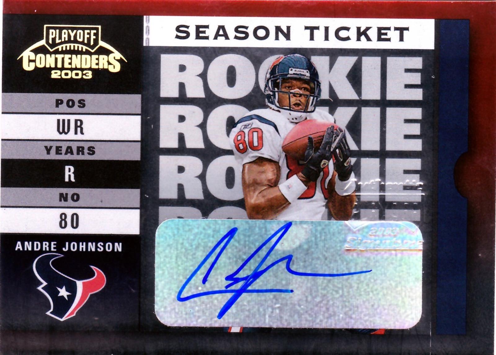Andre Johnson [Autograph] #141